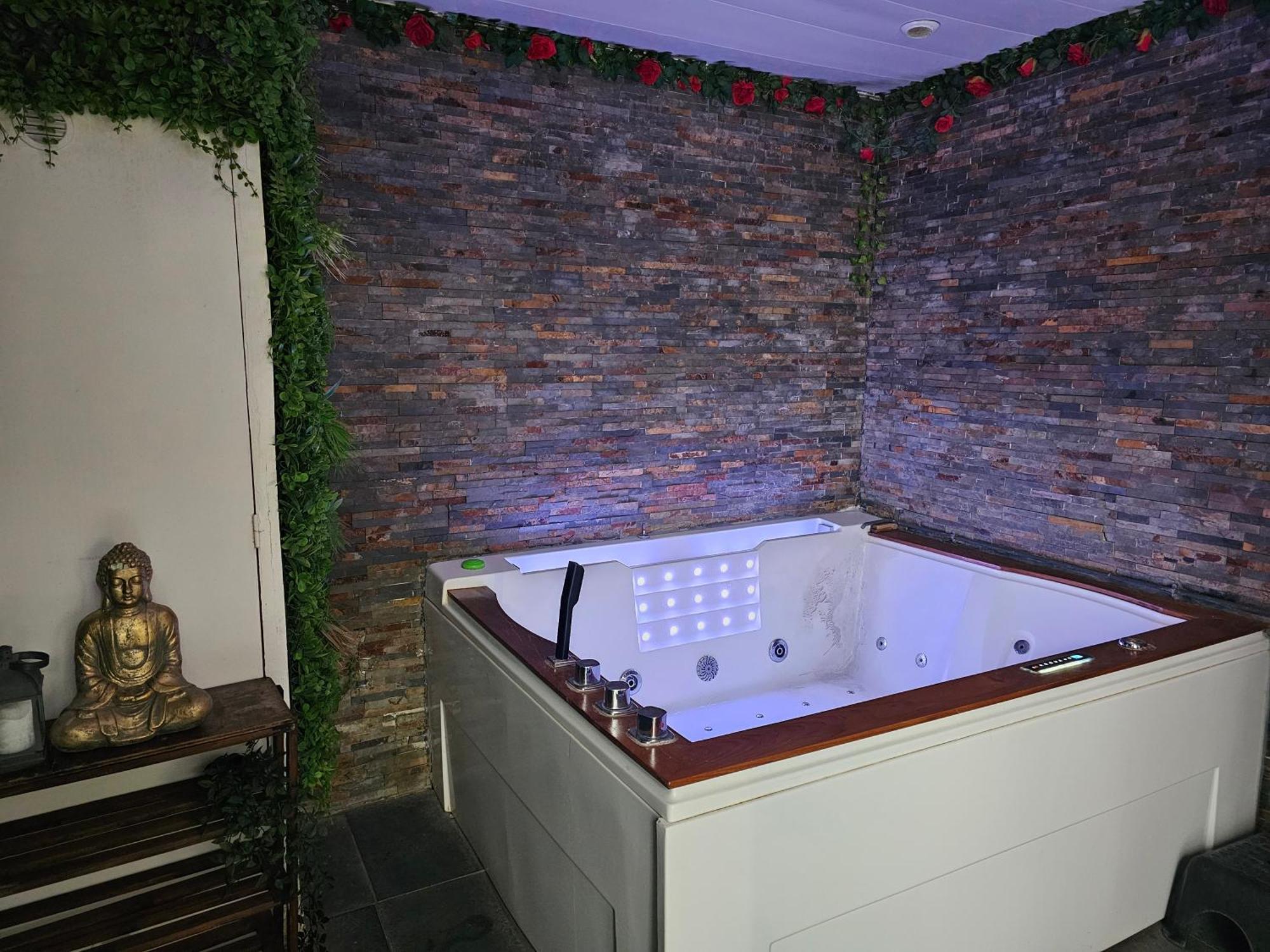 Les bulles médiévales - Appartement dédié au bien être avec Spa et Sauna - Netflix et Wifi - Climatisation Carcassonne Extérieur photo